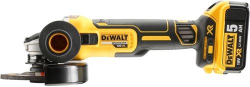 DeWalt haakse slijper dcg405p2-qw 18v 125mm brushless