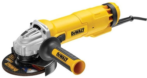 DeWalt dwe4217 1200w 125mm haakse slijper met schuifschakelaar (herstartbeveiliging) - dwe4217-qs