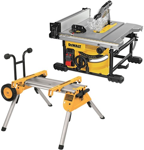 DeWalt dwe7485rs | precisie tafelzaag | 210mm + de7400 onderstel - dwe7485rs-qs