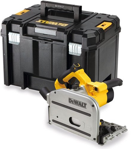 DeWalt dws520kt invalcirkelzaagmachine | 1300w 165mm + dws5022 1500mm geleiderail - dws520kt-qs