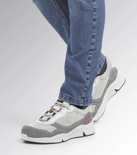 Diadora werkschoen athena laag 179902 s3l d0459 | gray violet raspberry (d0459) | maat 37 - 8053607443413