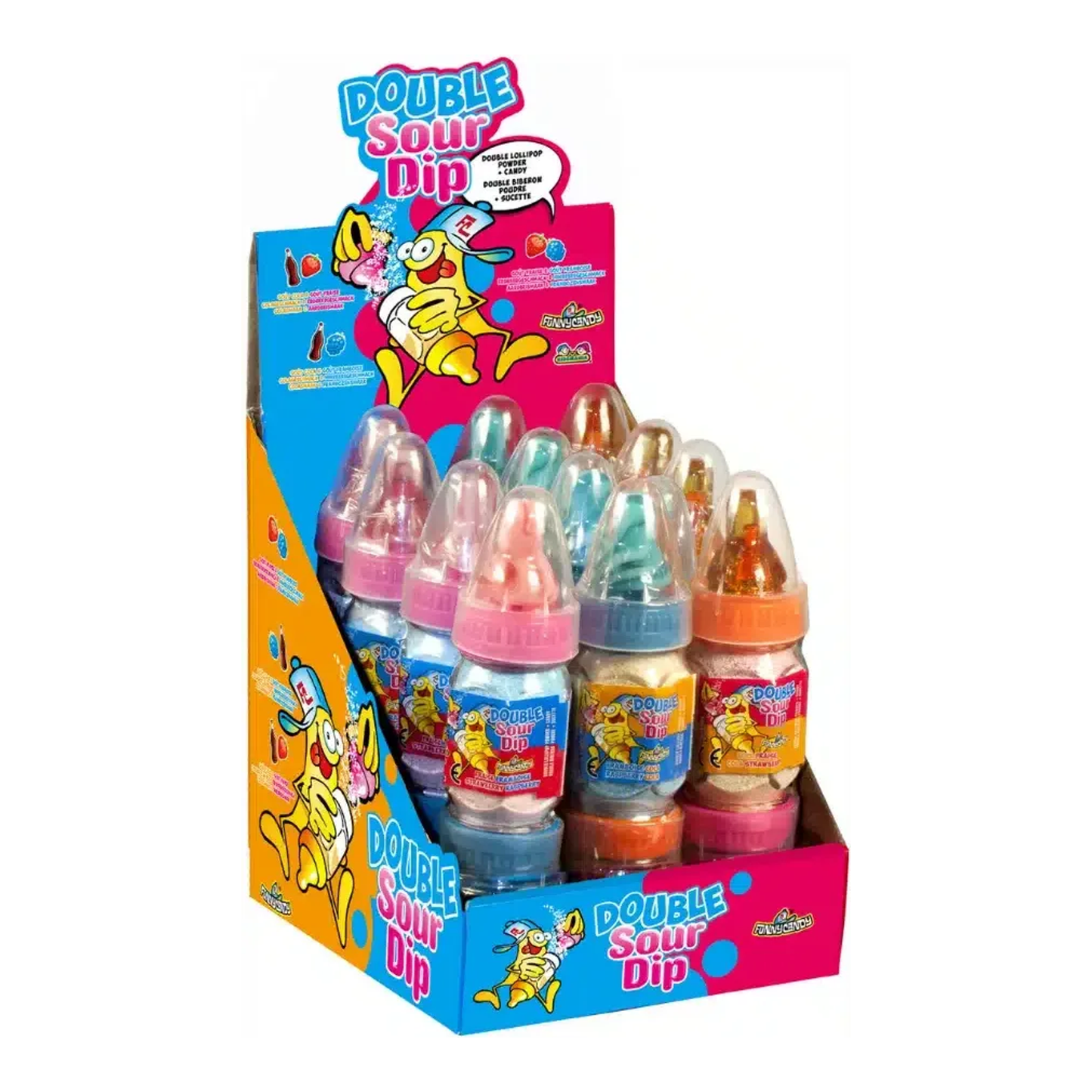 Funny Candy Double sour dip (12 stuks)