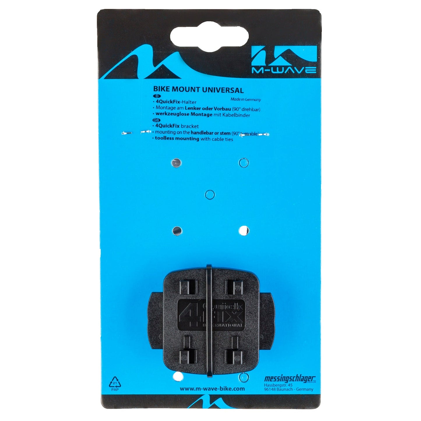 Messingschlager M-wave quick fix houder