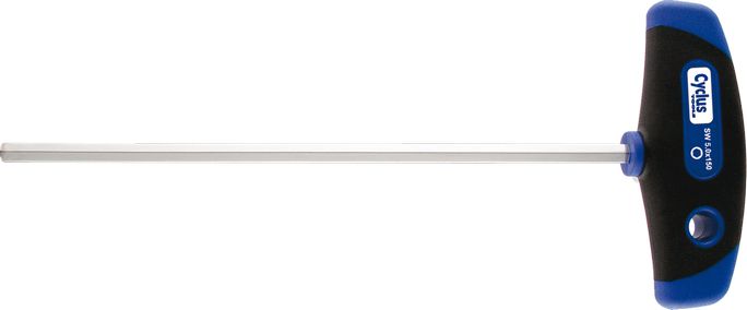 Buzaglo Cyclus t-greep inbussleutel 5 mm. - 150 mm. lang