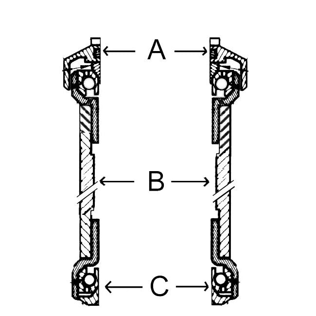 Messingschlager Tange seiki ahead set 1.1 8 aluminium zilver