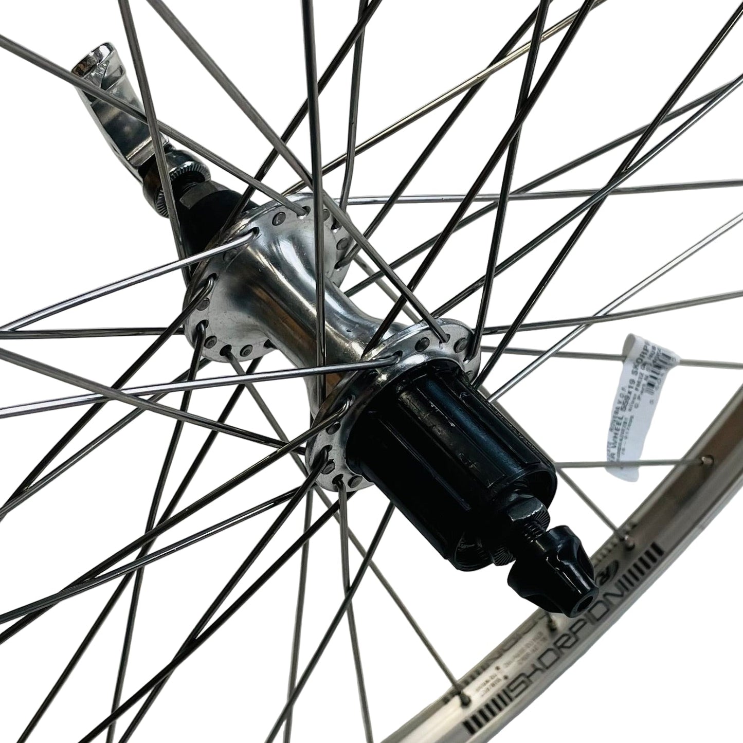 Rodi Achterwiel 26 - 559x19 skorpion alu. zilver fm32 qr cassette 8 9 - sp.14 rvs