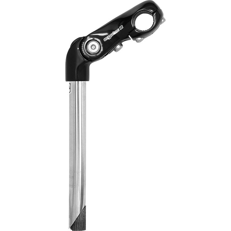 Wilhelm Humpert GmbH Co Ergotec stuurpen kobra vario tu. quill 22.2 25.4 300 110 mm. zilver zwart