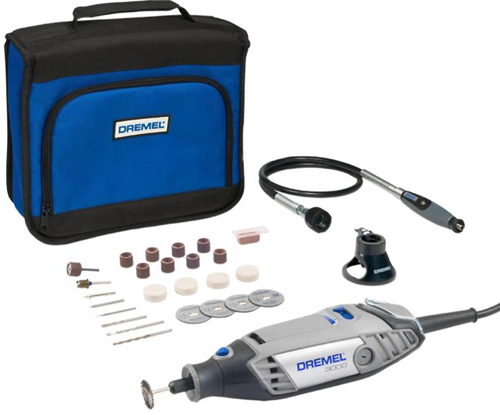 Dremel 3000 | 25 accessoires | 2 hulpstukken | in opbergtas - f0133000ha