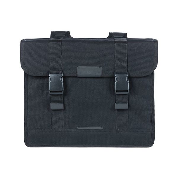 Basil Kavan Eco Classic 58L dubbele fietstas zwart