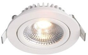 Enzo Ecodim led inbouwspot 5w dimtowarm 85mm 36gr rond verstelbaar wit - led4700