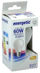 Enzo Energetic led gls e27 7,2-60w 2700k filament mat dimbaar - 2720732