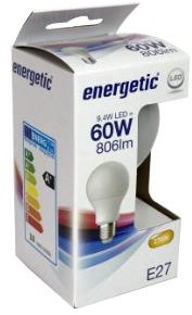 Enzo Energetic led gls e27 8,6-60w 2700k mat - 2710326