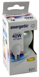 Enzo Energetic led kogel e27 4-40w 2700k filament mat - 2720660