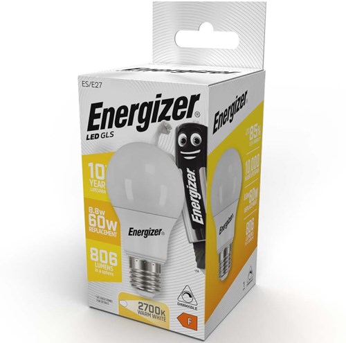 Enzo Energizer led gls e27 8,8-60w 2700k mat dimbaar - 2603210