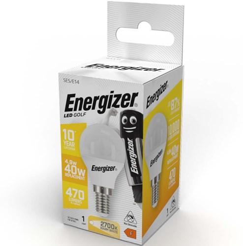 Enzo Energizer led kogel e14 4,9- 40w 2700k mat - 2602010