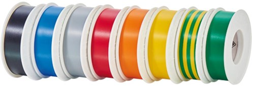Enzo coroplast 4,5mtr x 15mm geel groen 4139300