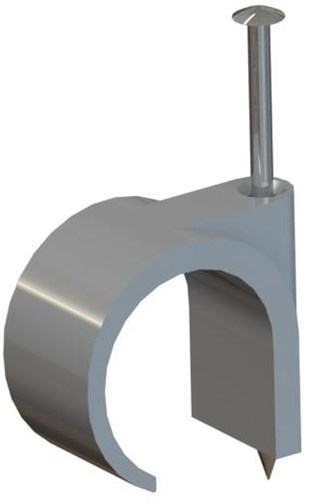 Enzo universele spijkerclip 11 15mm grijs 4113272
