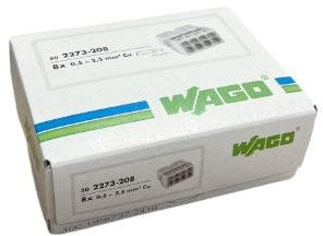 Enzo wago lasklem 8x0,5-2,5mm transgrijs ds50 - 4047228