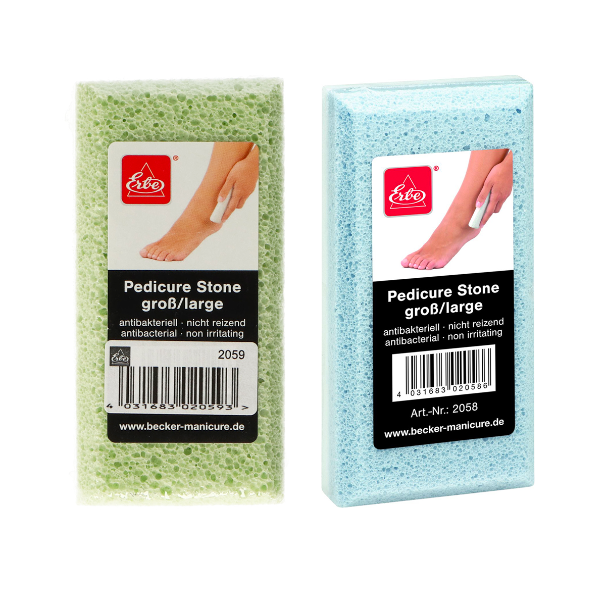 Erbe Solingen puimsteen groot assorti (erbe2058 2059)