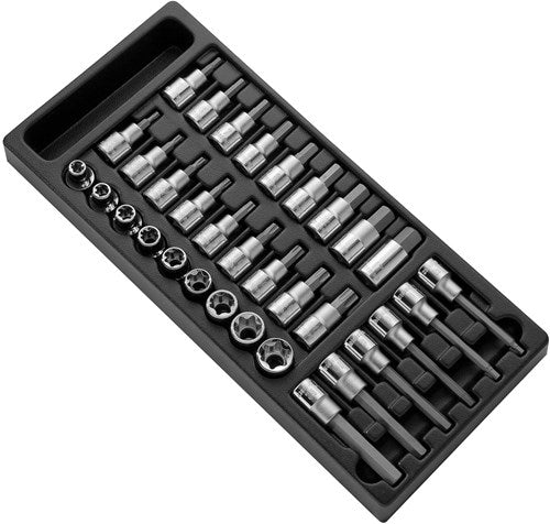 Expert By Facom lege inlay voor module met schroevendraaierdoppen en torx®-doppen | 1 2 e032922 - e032923