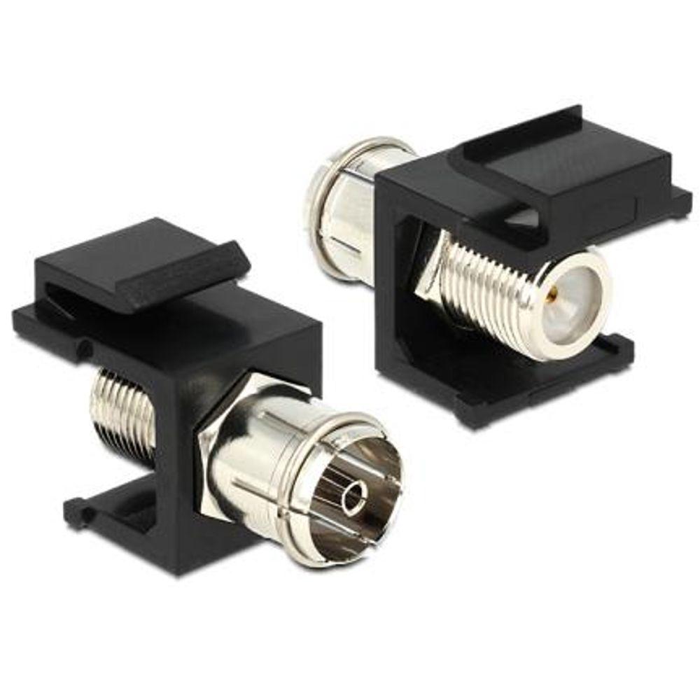 F-connector naar IEC keystone