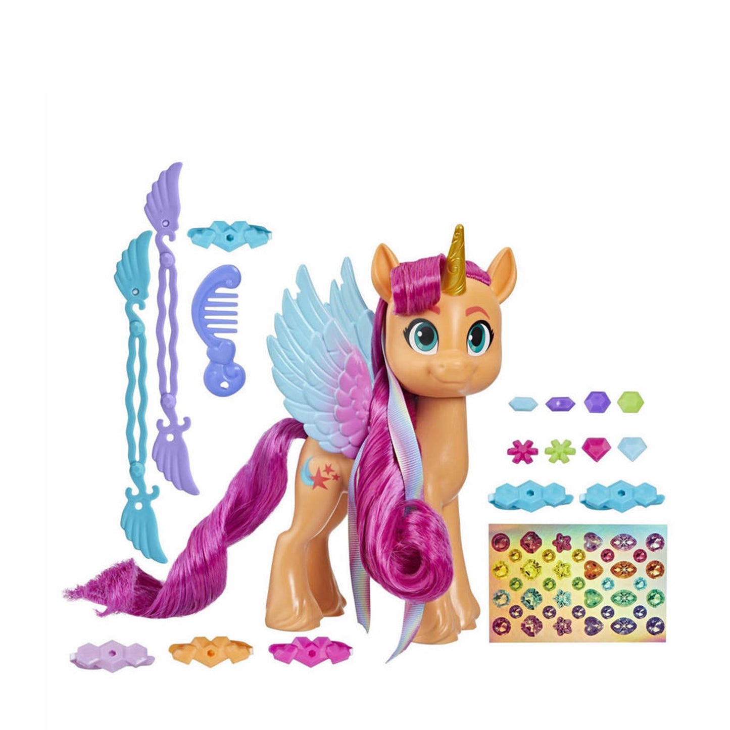 My Little Pony Hasbro mlp sunny starscout's mooie manen