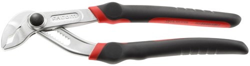 Facom waterpomptang met doorgestoken scharnier en vergrendeling 250 mm - verchroomd, bi-materie - 181a.25cpepb