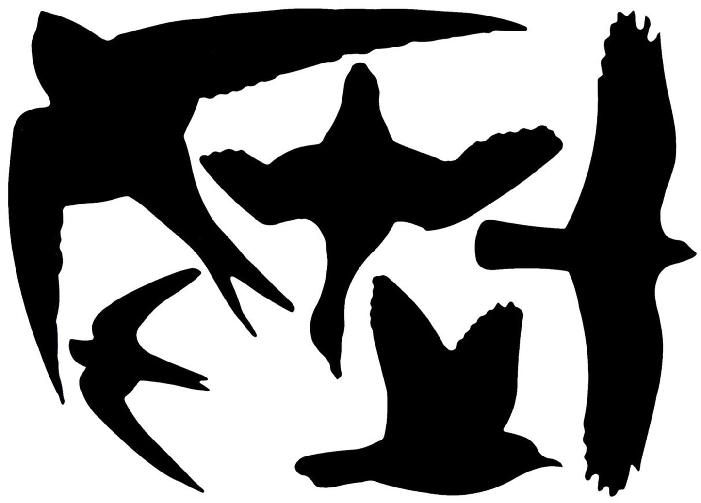 Esschert Design raamstickers vogels