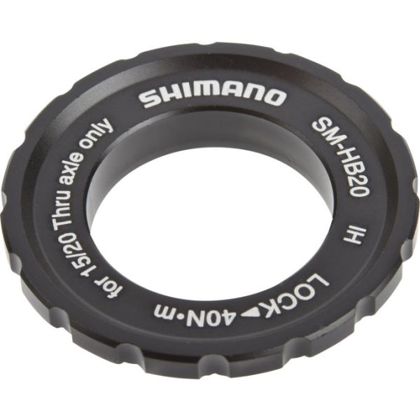 Shimano Remschijfadapter center-lock ring voor steekasnaven sm-hb20