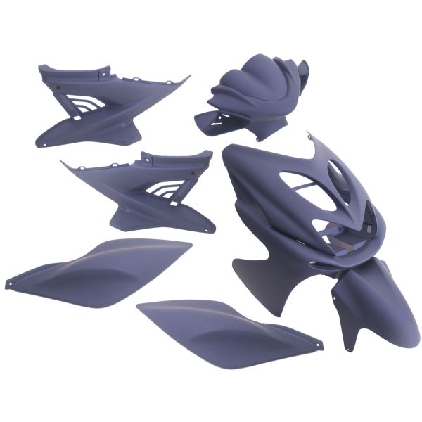 Edge Plaatset 9-delig voor yamaha aerox tot bouwjaar 2014 - mat donkerblauw