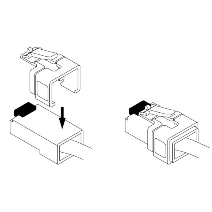 DeLOCK rj45 repair clip set 1 reserveonderdeel (40 clips)