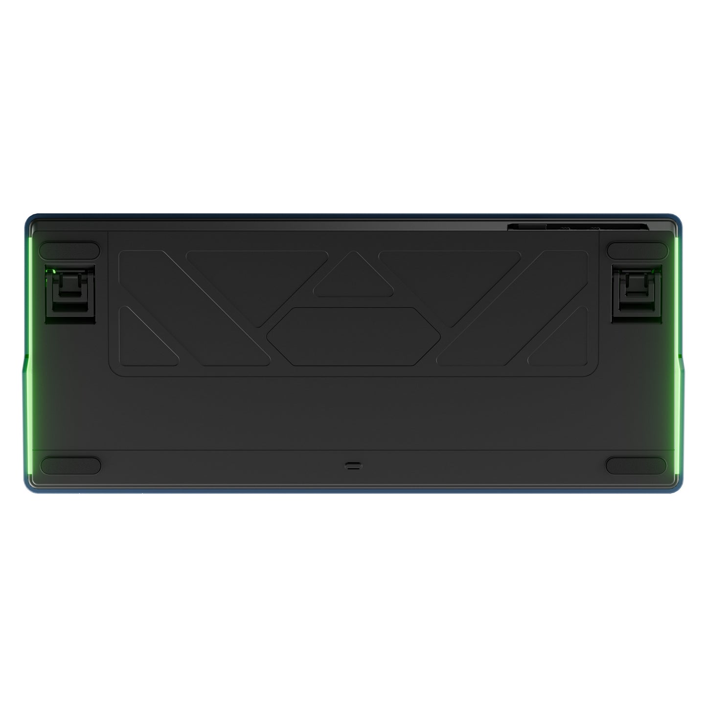 Ducky ok-m-75 rgb mechanisch toetsenbord (zwart, us lay-out (qwerty), ktt linear, 75%, rgb, hot-swap, pbt, 2.4 ghz | bluetooth | usb-c)
