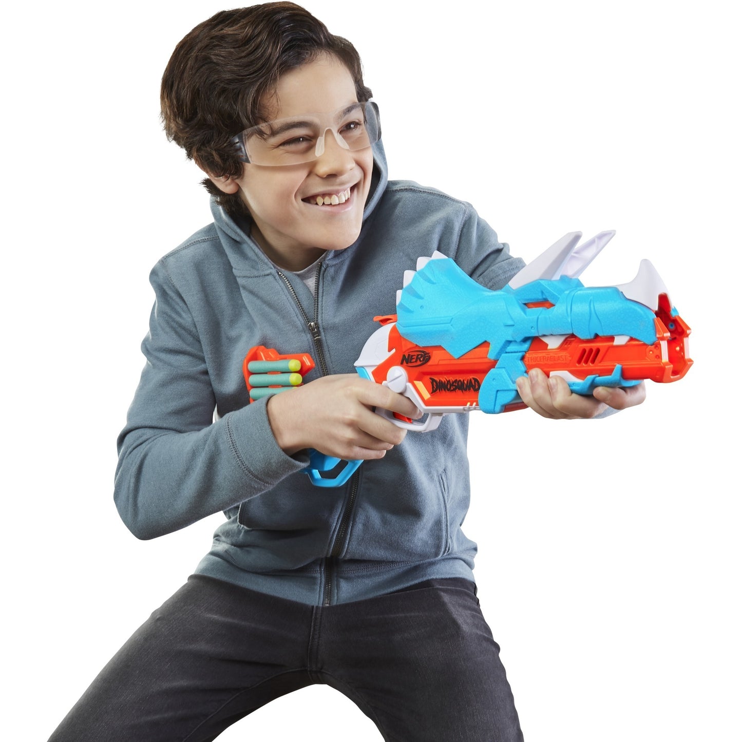 Hasbro NERF dinosquad tricera-blast nerf-gun