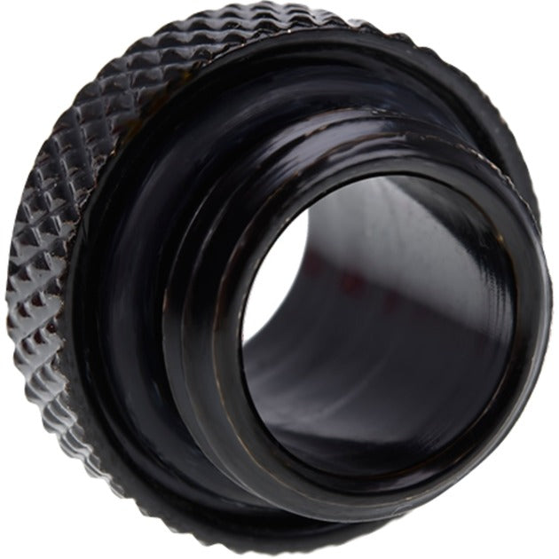 Alphacool eiszapfen double nippel g1 4 outer thread to g1 4 outer thread verbinding (zwart, voor zachte slangen (pvc, silicone, neopreen))