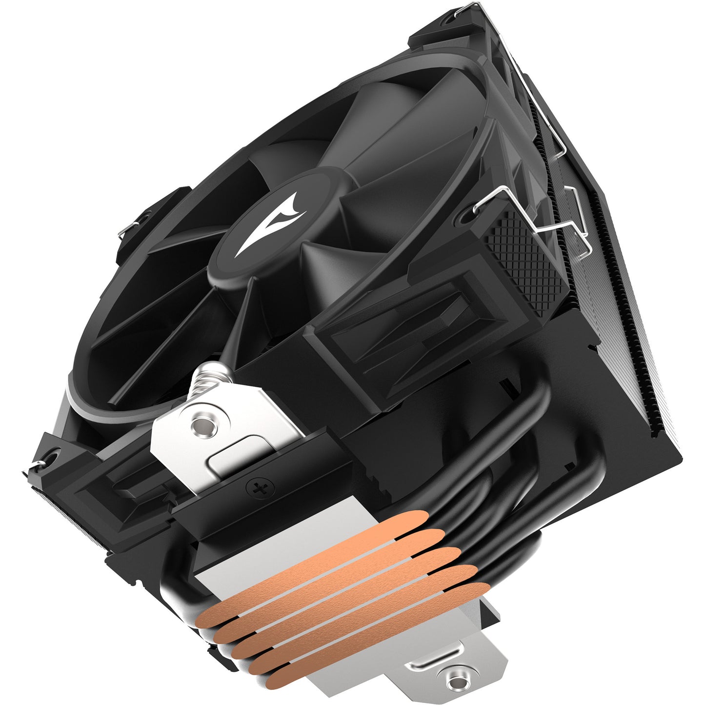 Sharkoon a50 cpu-koeler (zwart, 4-pins pwm fan-connector)