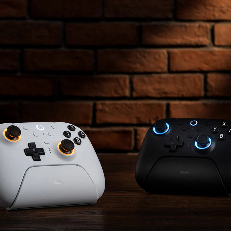8BitDo ultimate 2 bluetooth controller (zwart, pc, switch 2, bluetooth usb-c 2.4 ghz)