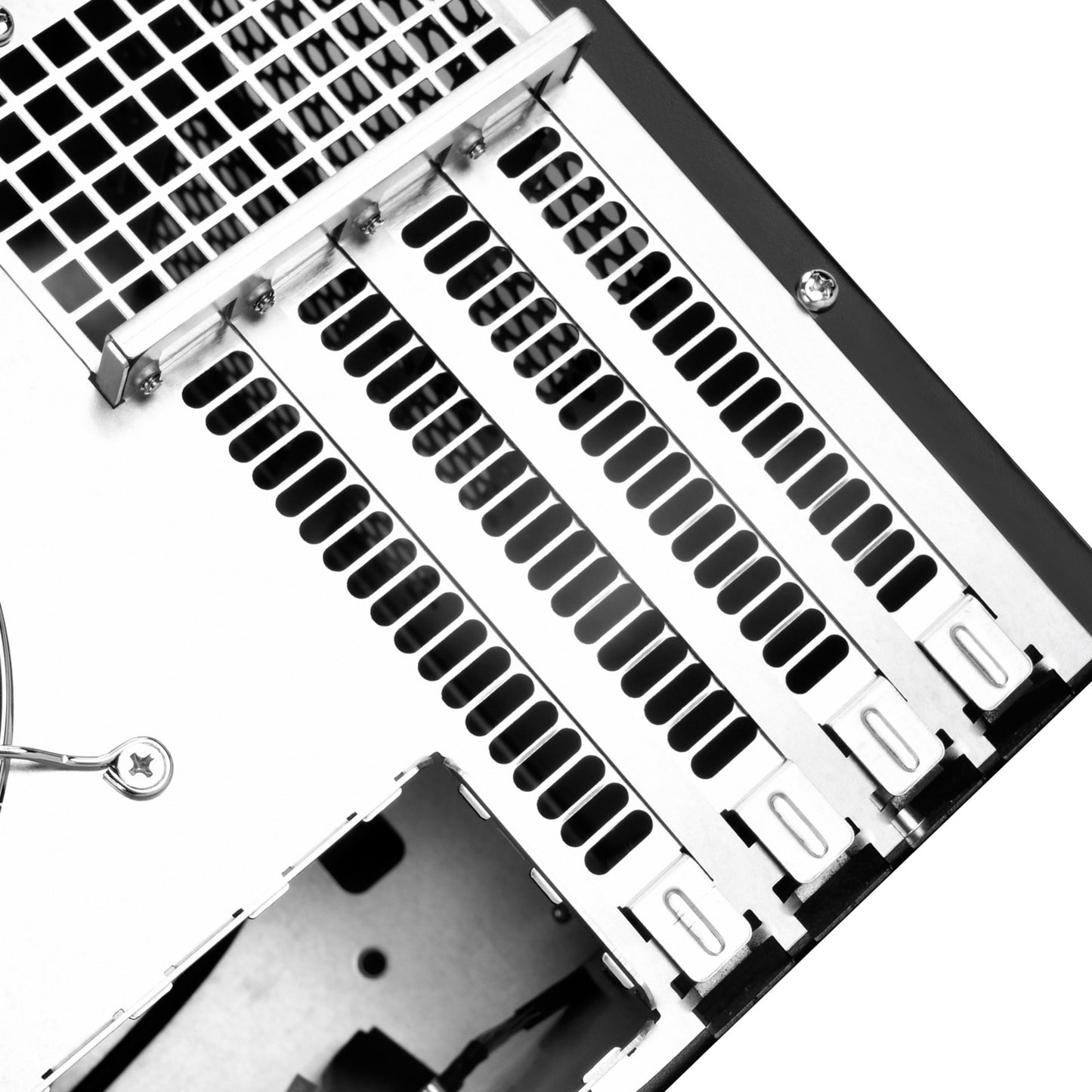 SilverStone cs381b v1.1 rack behuizing (zwart | 2x usb-a 3.2 (5 gbit s) | 2x audio)