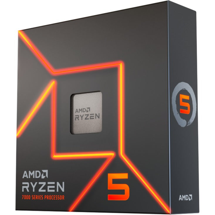 AMD ryzen 5 7600x, 4,7 ghz (5,3 ghz turbo boost) socket am5 processor (unlocked, boxed)