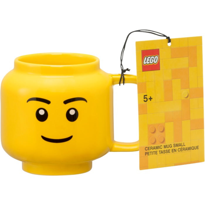 Room Copenhagen lego keramische mok - jongen, klein (geel)