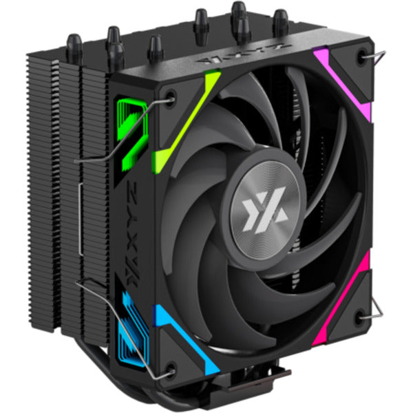 XYZ PC Gear Thermax 4 RGB CPU-koeler (Zwart, ARGB, PWM)