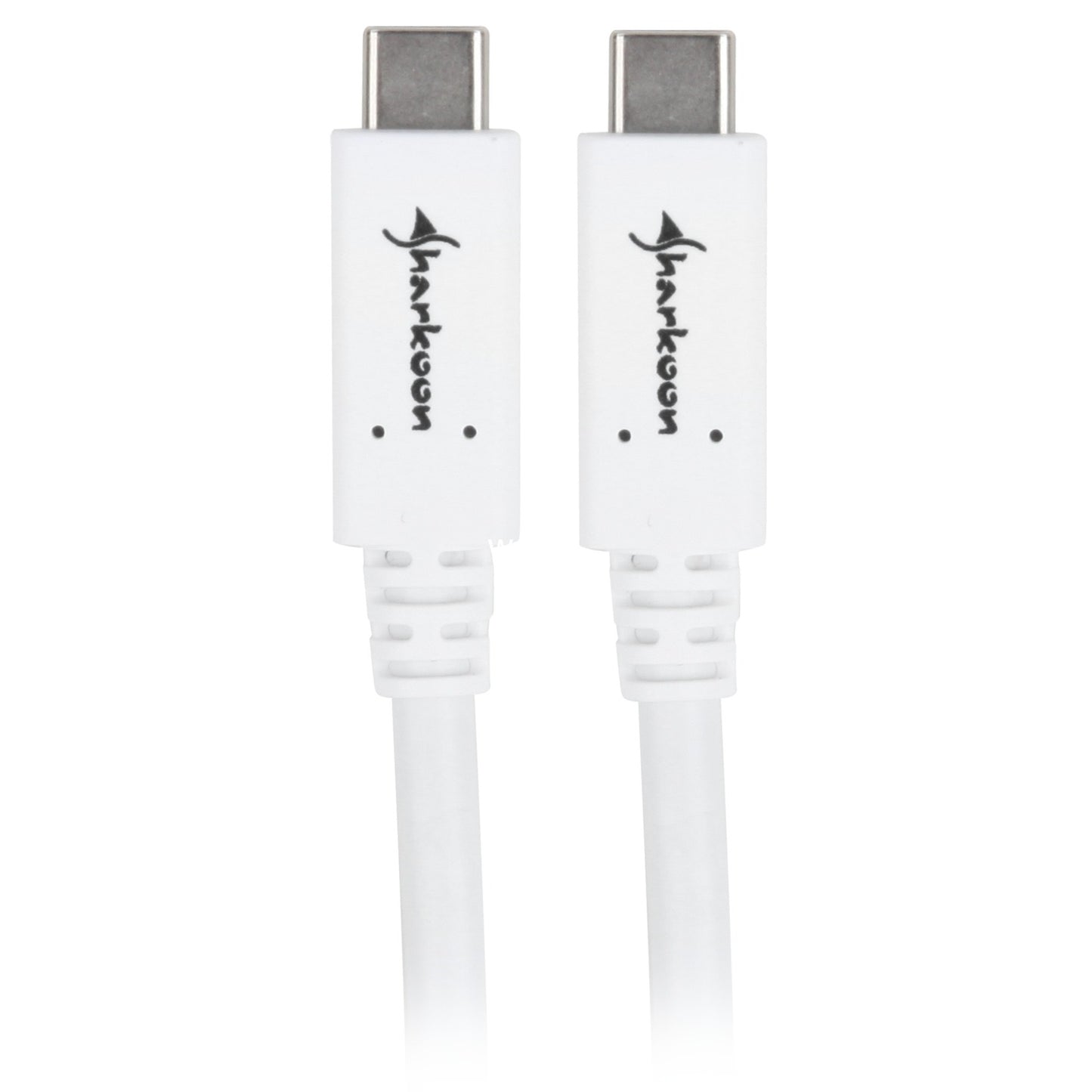 Sharkoon usb-c 3.2 > usb-c kabel (wit, 0,5 meter )