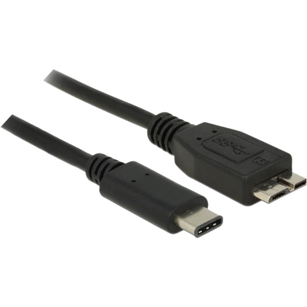 DeLOCK usb-c 3.1 > usb 3.1 micro-usb adapter (zwart, 0,5 meter, usb 3.1 gen 2)
