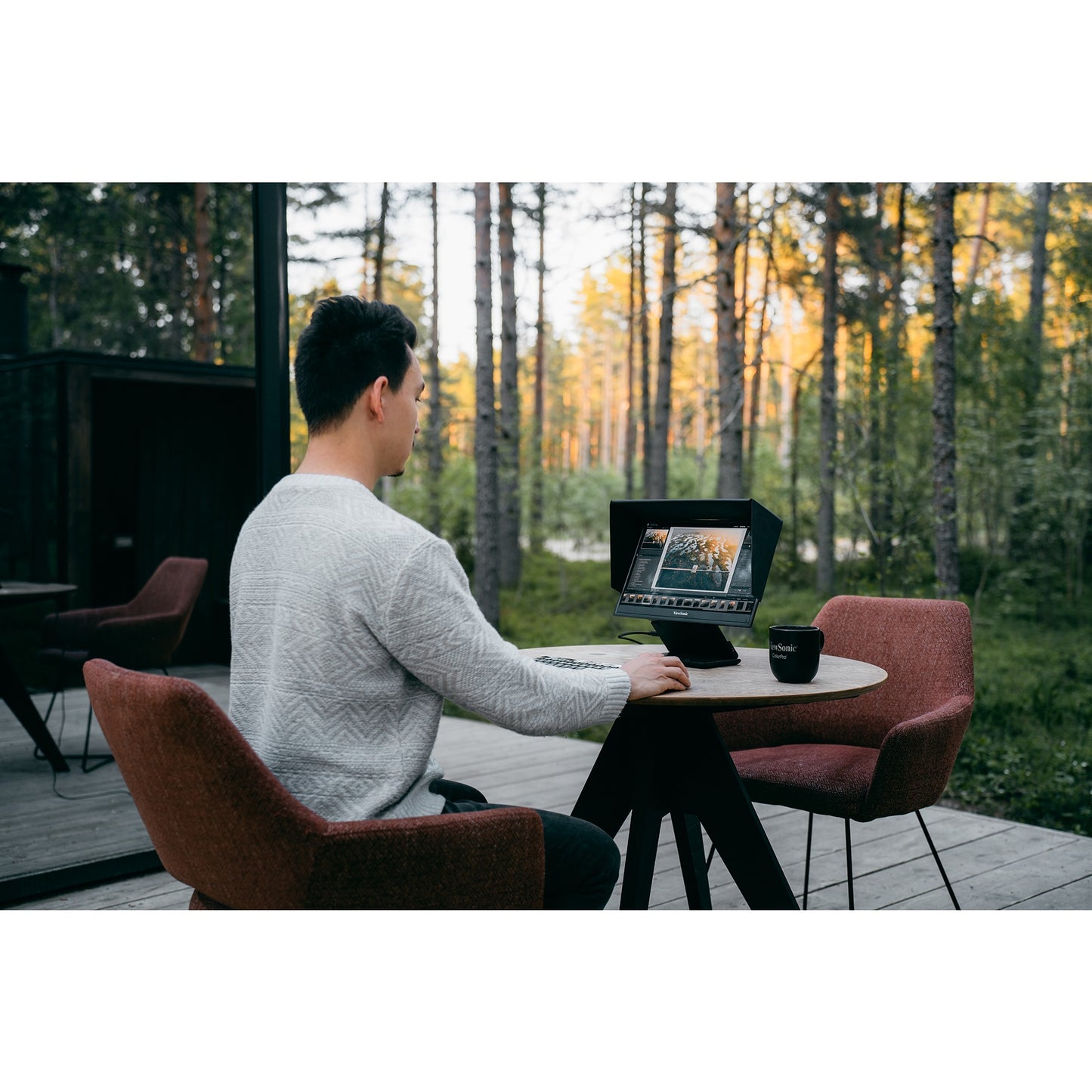 ViewSonic vp16-oled 16 monitor (zwart (mat), 1x micro-hdmi, usb-c, sound)