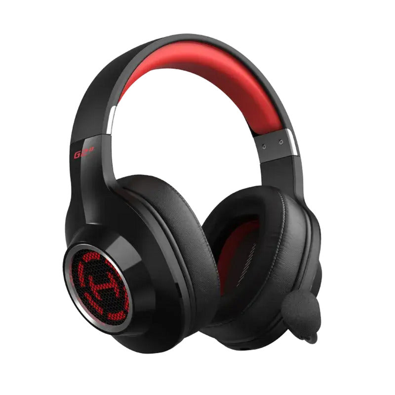 Edifier g2 s draadloze 7.1 gamingheadset over-ear gaming headset (zwart rood, rgb, bluetooth 2.4 ghz usb)