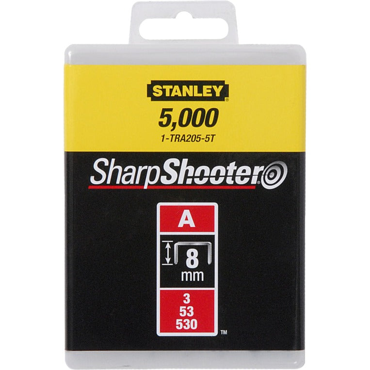 Stanley nietjes type a, 8mm, 5000 stuks nieten (1-tra205-5t)