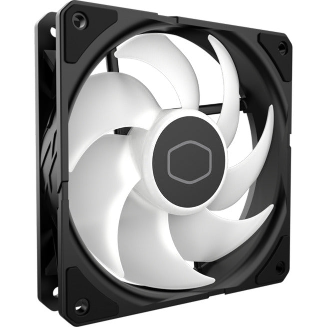 Cooler Master sickleflow edge 120 argb case fan (zwart, 120 x 120 x 25 mm, pwm, met a1 mini led controller)