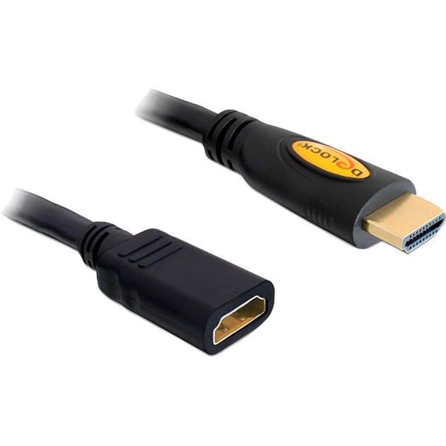 DeLOCK hdmi (male) > hdmi (female) verlengkabel (zwart, 1 meter)