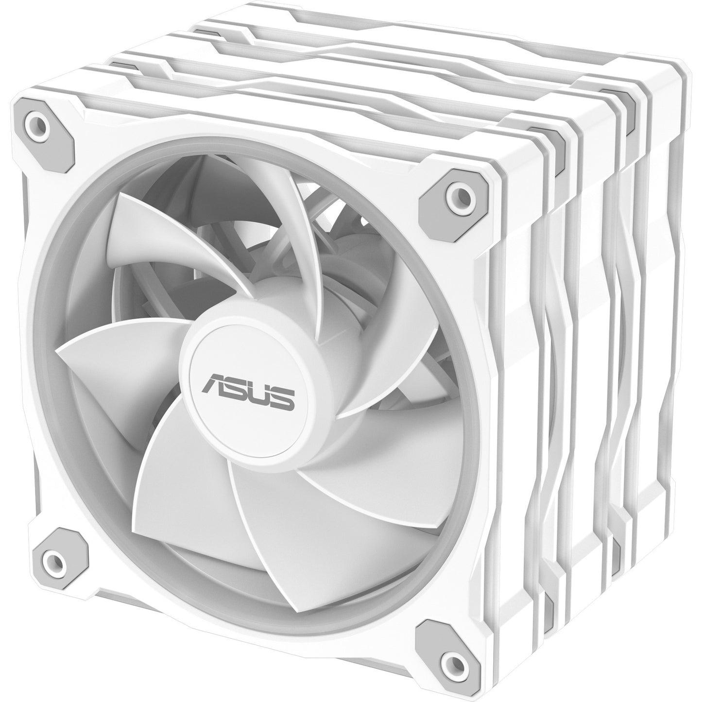 ASUS prime mr120 argb reverse fan - triple pack case fans (wit, 3 stuks, 120 x 120 x 28 mm, 3 stuks)
