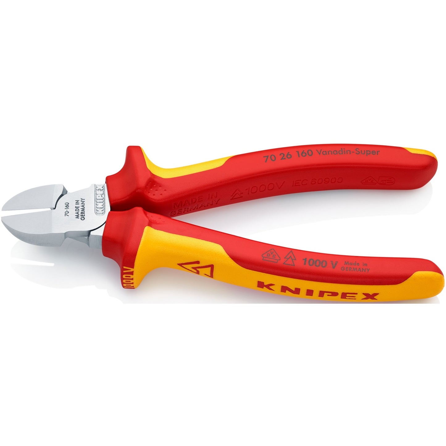 KNIPEX zijsnijtang 70 26 160 kniptang (vde-getest)