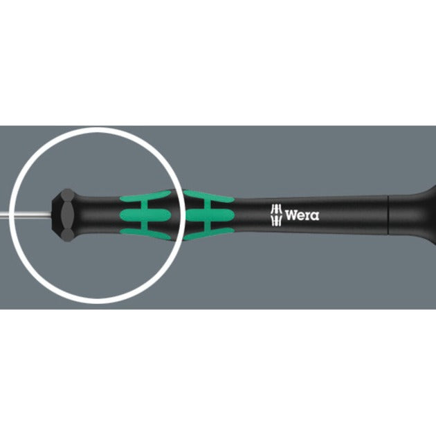 Wera compakt micro 21 esd 1 schroevendraaier (zwart groen, voor elektrische apparaten)